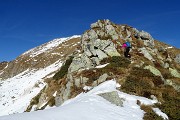 50 Roccette sulla dorsale di salita dall'Arete al Valegino
